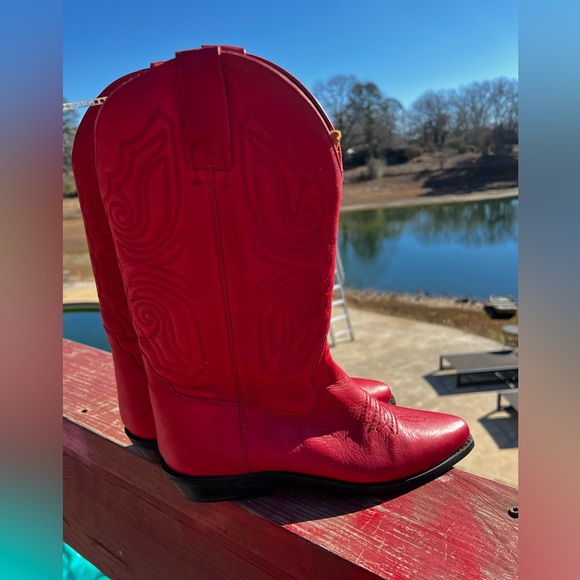 Vintage Designer Boots from the 90’s by Vittorio Ricci. All Leather Tops & Soles - Picture 3 of 6